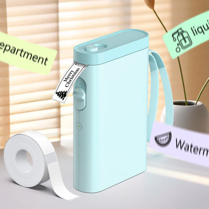 P21 Portable Label Printer, Miniature Thermal Label Printer with High Print Quality, Equipped with a High-Speed Chip and 203 DPI, Easy to Use with a Wide Range of Creative Functions and Templates for Office and Home Organizat