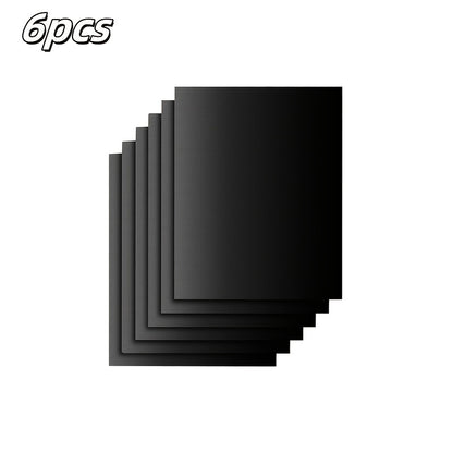 3pcs/5pcs/6pcs Oven Bottom Oven Mats, Reusable Oven Mats, for Electric Ovens, Gas Ovens, Toasters, Microwaves, Stovetops, Grills, Mostly for Outdoor BBQ, Home, RV, Travel
