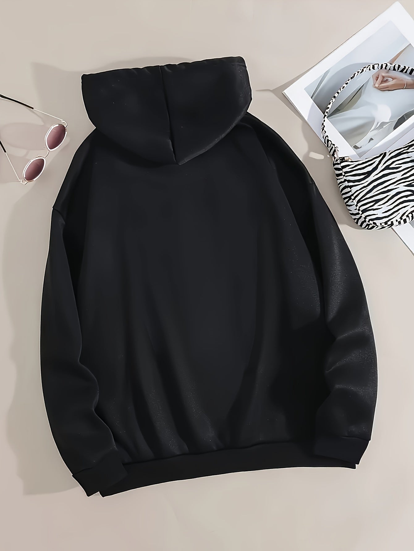 Milano Italy Polyester Hoodie for Women - 100% Knit Fabric, Alphabet Print, Casual Long Sleeve Sweatshirt with Pocket, Fashionable European Trip Inspired Hooded Sweatshirt, Spring/Summer/Fall Collection