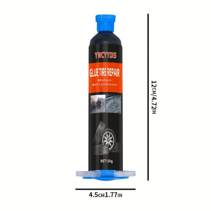 1pc-High quality tire repair glue, special strong patching glue, tire filler, to repair small holes, scratches, cracks in car tires, universal for tires of small cars, motorcycles, bicycles, powerful adhesion, waterproof and