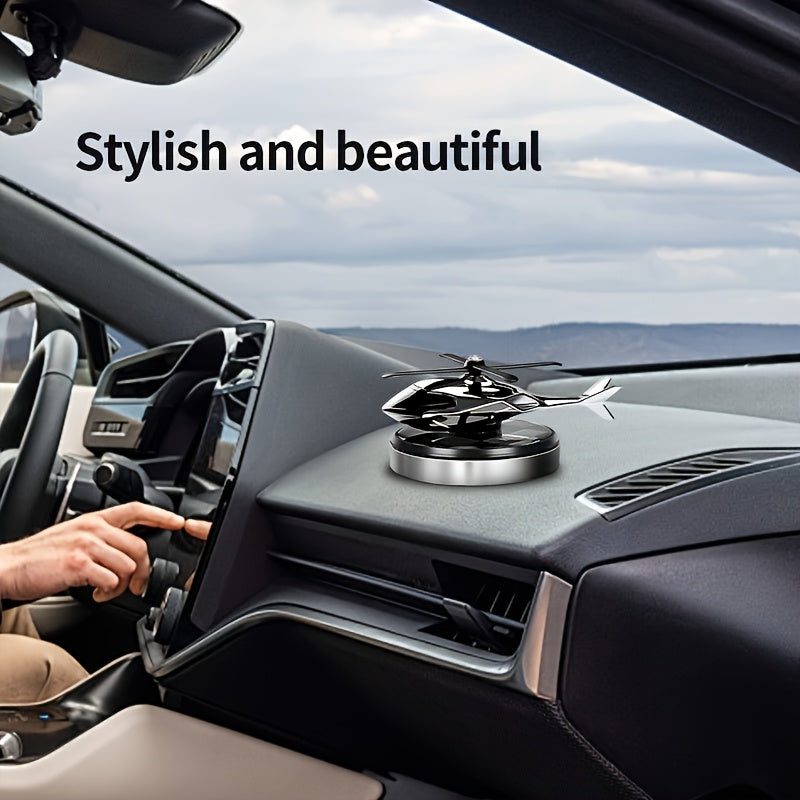 AAZRZRZ Car Air Freshener Diffuser with 2 Scent Pads - Stylish Helicopter & Car Interior Decor, Non-Toxic Paper-Based Fragrance for Enhanced Air Quality