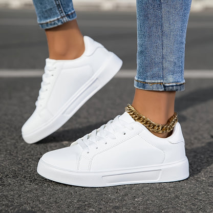 Women'S Fashion Shoes, Casual Sports Sneakers for Girls, Non-Slip Lace-Up Shoes for Female Students, Versatile And Stylish Low-Top Casual Sneakers, Age-Reducing And Durable Women'S Footwear, Lightweight Round-Toe Design.