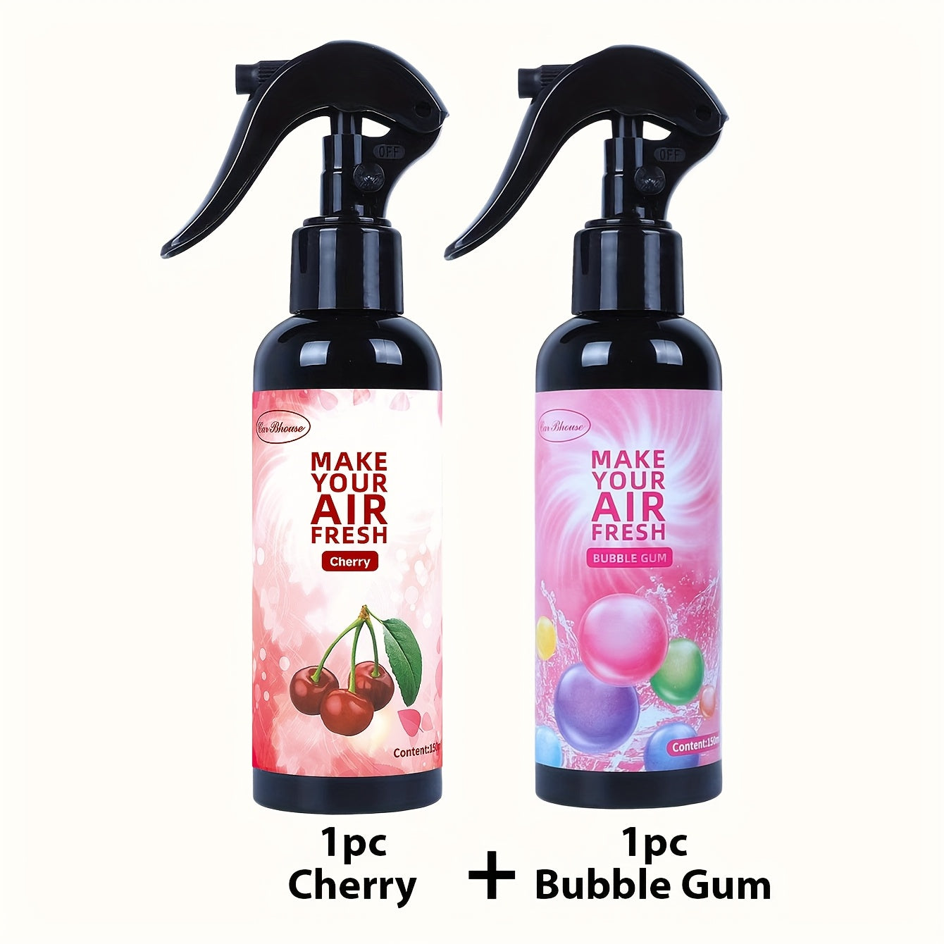 Multi-flavor combination fragrance spray, home and car air freshener spray, can eliminate odors in cars, homes, offices, bedrooms, bathrooms, toilets, and kitchens, create a romantic atmosphere, Valentine's Day, women, birthd