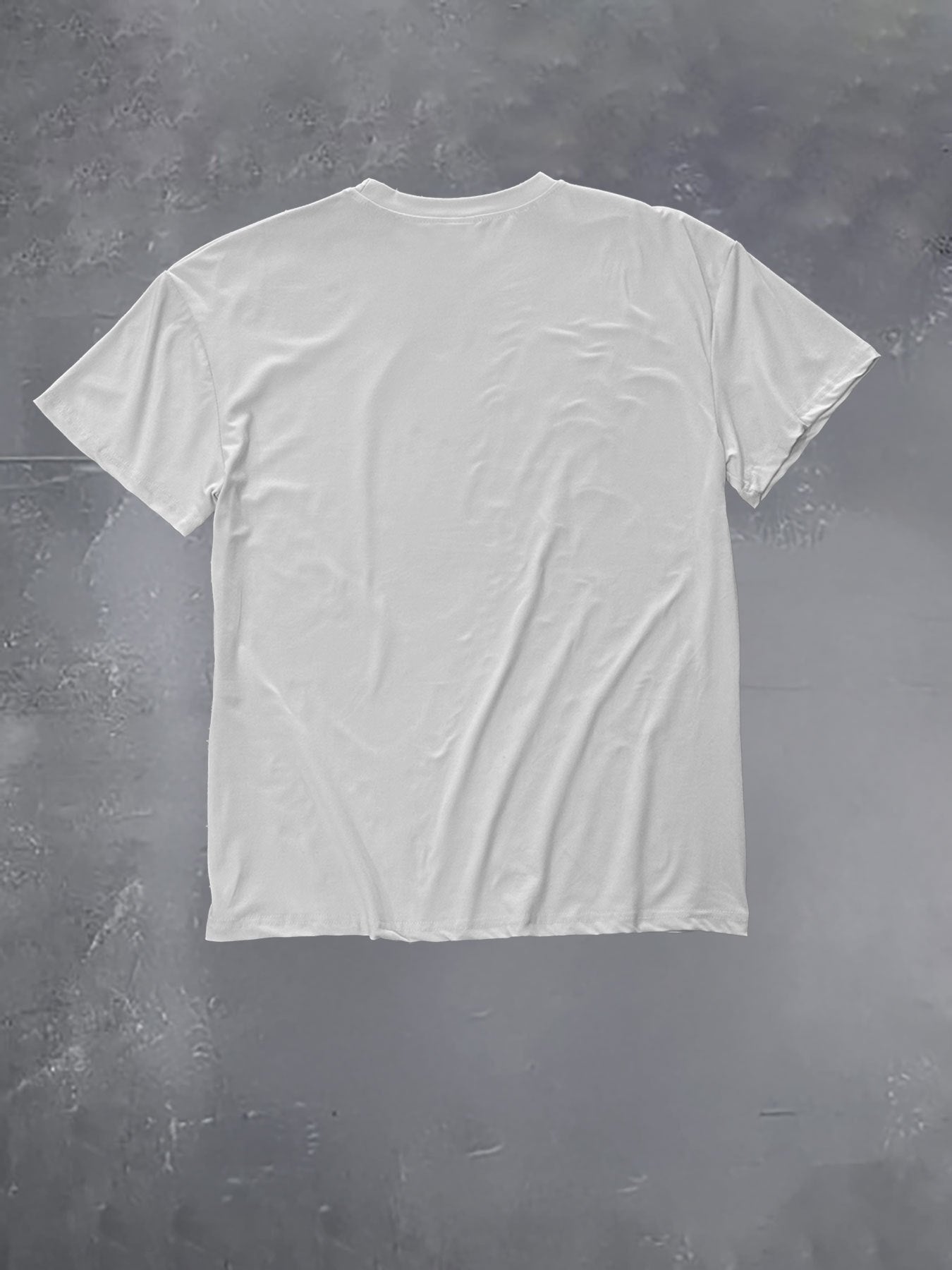 graphic print drop shoulder t-shirt, short sleeve crew neck casual top for spring & summer, Women's clothing