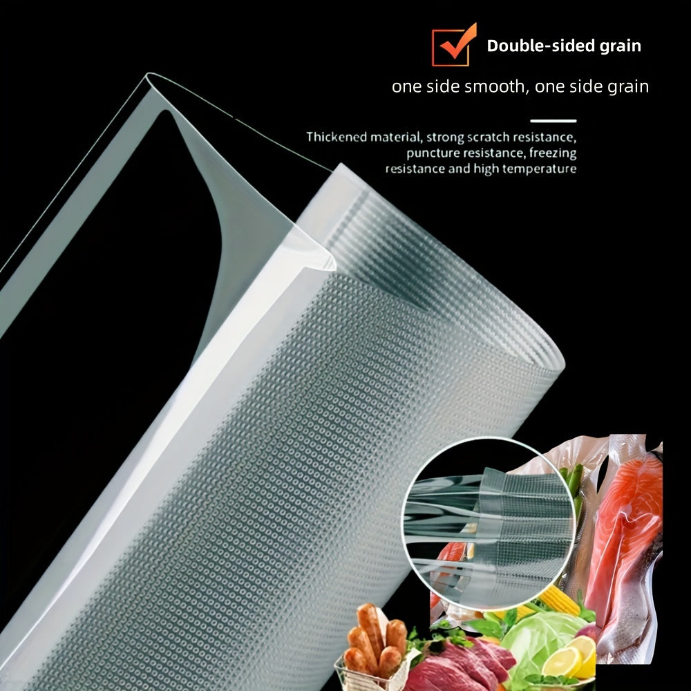 Heavy-Duty Vacuum Seal Bags 25.02x600.0cm - BPA-Free, Puncture-Resistant Food Storage Rolls for Steak & More, Commercial Grade Kitchen Accessories