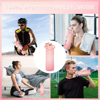 Air Bottle, 720ML/25OZ Bottle, With 5 Flavour Pods, For Outdoor Sports
