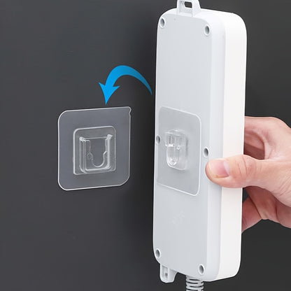 10 Pairs of Powerful Adhesive Hooks with No Trace