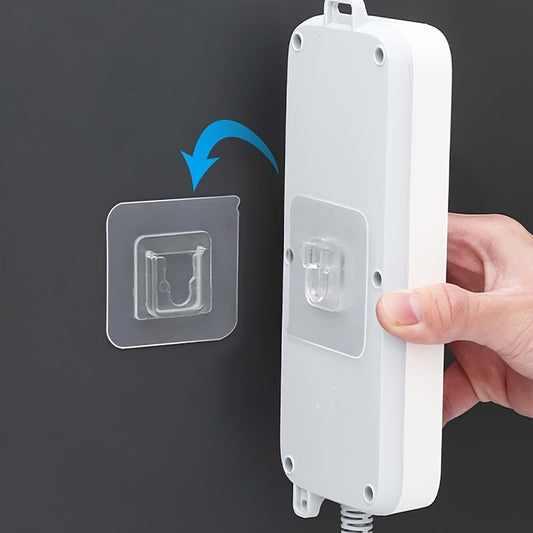 10 Pairs of Powerful Adhesive Hooks with No Trace
