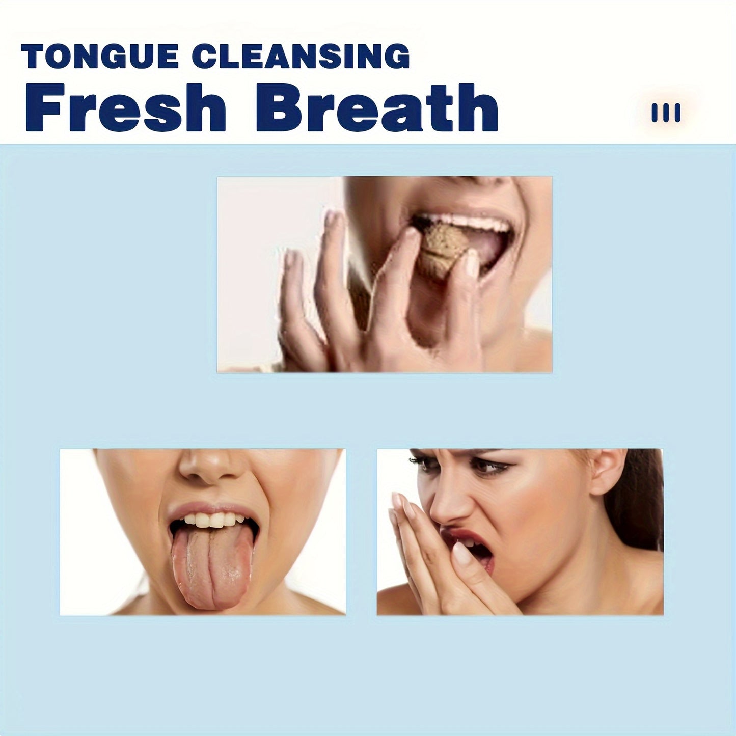 Tongue Cleansing Gel with Brush, Tongue Cleaning, Mouth Care
