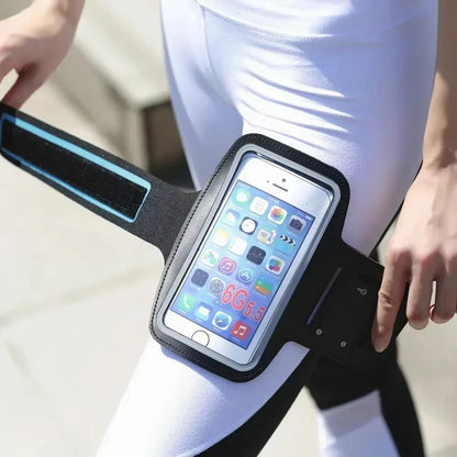 7-inch smart mobile phone stand for outdoor sports, gym running mobile phone bag arm strap box stand, High Quality mobile phone arm strap bag for outdoor sports, cycling arm bag