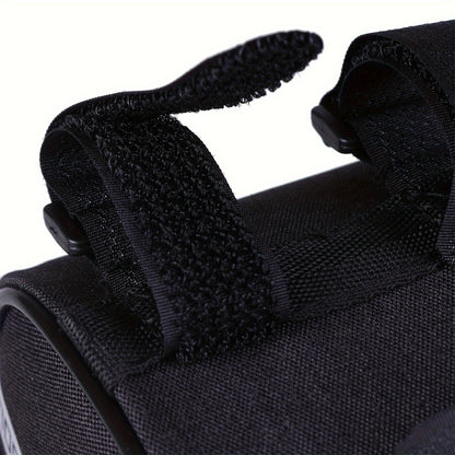 1pc B-SOUL Touch Screen Compatible Polyester Bike Bag, Adjustable Strap Mountain Bicycle Handlebar Pouch for Cycling