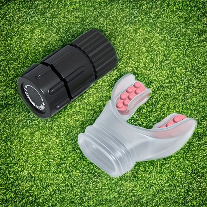 Universal Diaphragmatic Breathing Trainer, Silicone Respiratory Muscle Training Device for Improved Lung Capacity and Breathing Health, Uncharged, No Battery Required