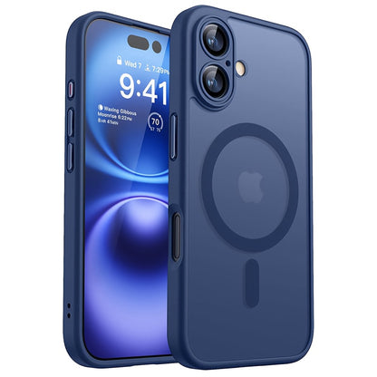 A High-End Matte Semi-Transparent Phone Case Designed for Iphone Models 16, 15, 14, 13, 12, And 16E Pro Max, Featuring an All-Inclusive Design with a Built-In Lens Film, a Skin-Like Texture, Shock Resistance, Dirt Resistance,