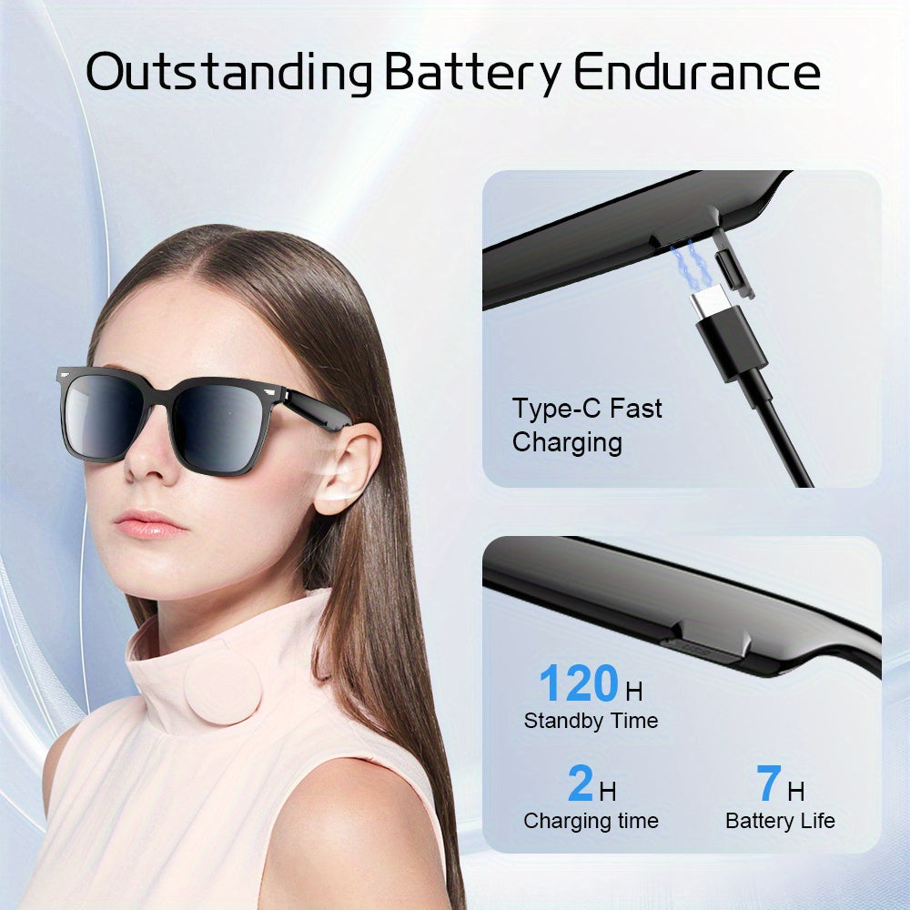 ANKRIYUL Wireless Glasses Earphone, a 2-In-1 Wireless Stereo Headset