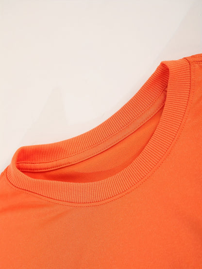 Men'S New Trendy Lightweight and Comfortable T-Shirt 2pcs Set for Spring and Summer