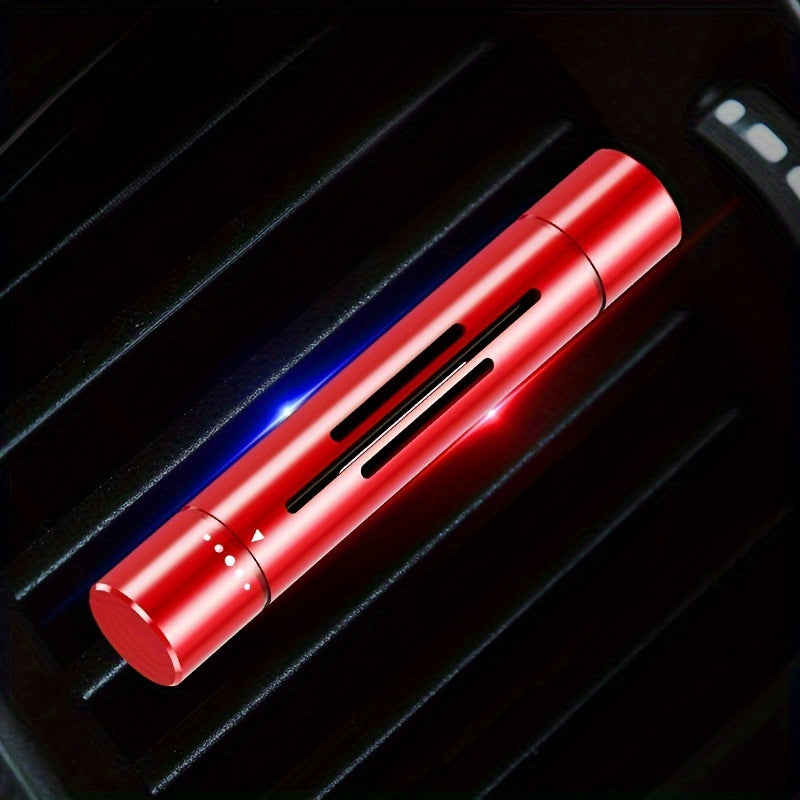 Car Air Freshener Set; Aromatic Stick Air Freshener Diffuser, (Includes 1 Diffuser And 5 Solid Mixed Fragrance Sticks).