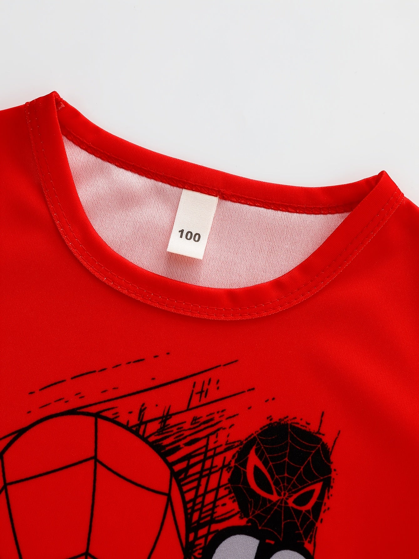 MARVEL Boys' Spider-Man Graphic T-Shirt - Red Short Sleeve Casual Tee with Superhero Design, Lightweight Breathable Summer Top for Outdoor Play & Daily Wear, Perfect Gift for Kids, Kids Summer Wear | Casual Round Neck | Durab
