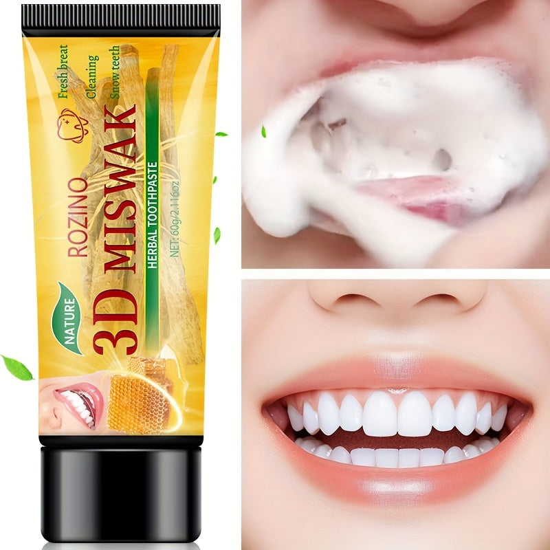 60G 3D Miswakarak Tree Toothpaste for Men And Women