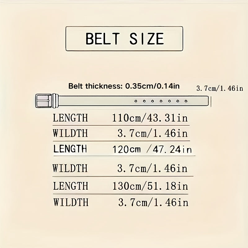 Men's Genuine Leather Belt, Vintage Cowhide Buckle Belt with Double-Ended Shoulder Straps, Business Casual Pants Belt