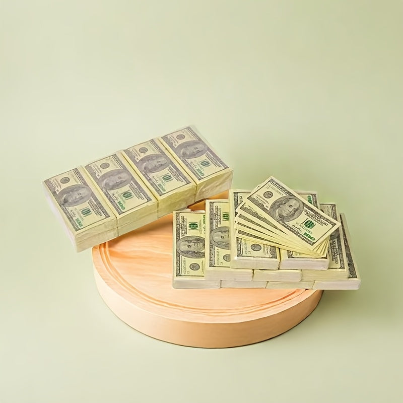 100 Dollar Bill Napkins - Disposable US Dollar Bills for Weddings, Birthdays & Party Tricks - High-Quality Paper Napkins with Bold $100 Bill Design, Napkins Disposable, Birthday Party Supplies, Bold Design, Quality Paper Napk