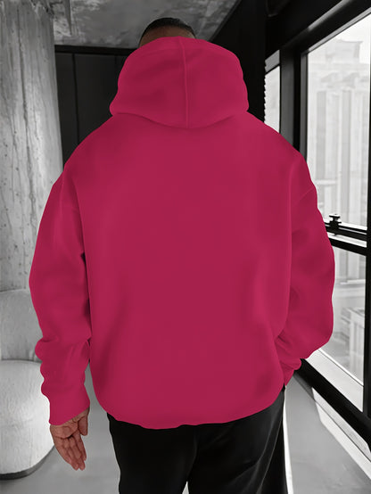 Men's & Women's Hoodie - Royal Blue Sweatshirt with Drawstring Hood, Front Kangaroo Pocket - All-Season Casual Pullover for Everyday & Formal Outfits - Machine Washable Hooded Sweatshirt, Sweater Hoodie, Versatile Outfit Piec