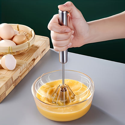 1pc Stainless Steel Multi-functional Whisk and Foam Maker
