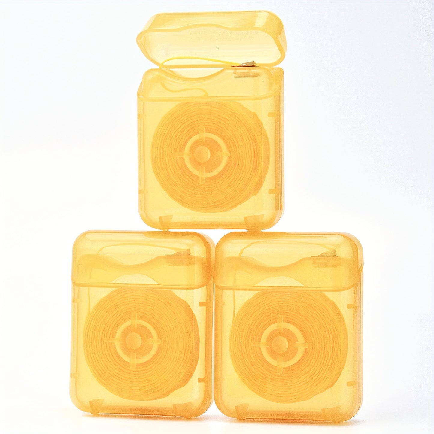 1pc/2pcs/3pcs Pineapple Flavored Dental Floss, 50.0 meter Long, Expands When Exposed to Saliva, Increases The Contact Surface Between Teeth, Has Deep Oral Cleaning Function, Can Be Paired with a Portable Dispenser, Suitable f
