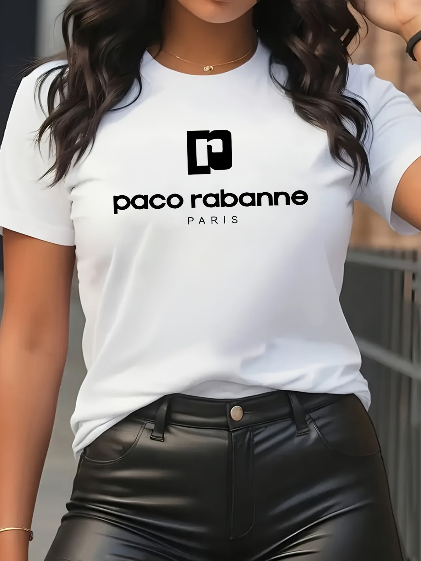 Women'S Soft Pink T-Shirt - Minimalist Elegant Y2K Retro Graphic Tee with Bold Lettering - Everyday Casual & Formal Outfits - Sizes S-XXL - Non-See-Through Fabric - Women'S Fashion Top, Ladies T Shirts, Versatile Clothing, Me