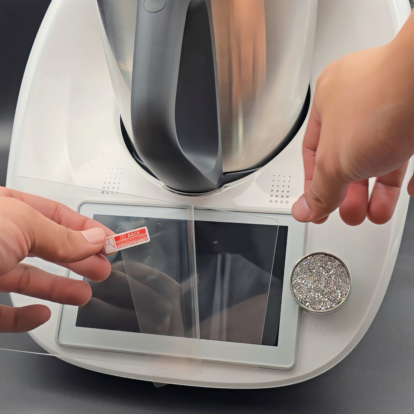 2pcs TM7 TM6 Screen Protector Compatible with Thermomix TM7 TM6 Tempered Glass High Alumina Tempered Glass Blender Kitchen Accessories Protector film
