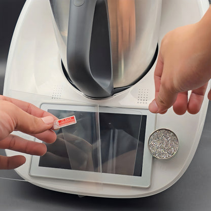 2pcs TM7 TM6 Screen Protector Compatible with Thermomix TM7 TM6 Tempered Glass High Alumina Tempered Glass Blender Kitchen Accessories Protector film