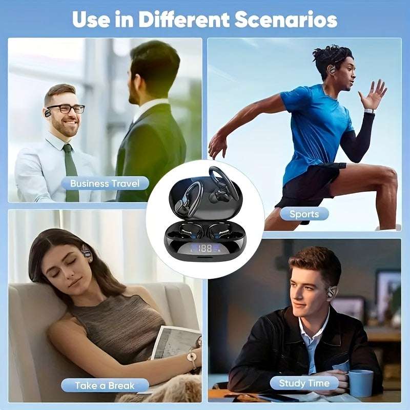 [144 Real Time Translation Earphones] New 144 Translation Earphones: Real Time Translation Headphones, Suitable for Travel, Business, And Work