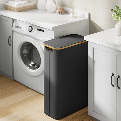 Laundry Basket, Laundry Collector with Lid, 65 L, Removable Laundry Bag, Oxford Fabric, Foldable