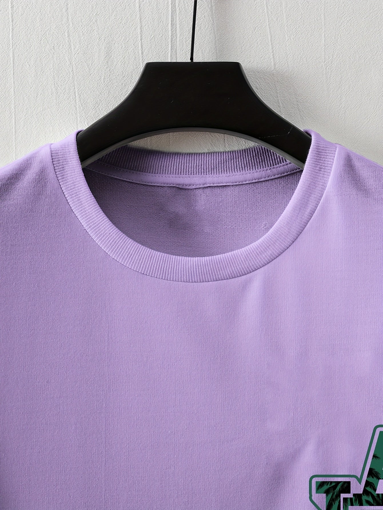 Men'S Casual Y2K LA Graphic T-Shirt - Bold Oversized "LA" Letter Print, Comfortable & Breathable with Slight Stretch, Perfect for Home & Outdoor Activities, Spring/Summer Fashion, Machine Washable, Loose Fit Short Sleeve Crew