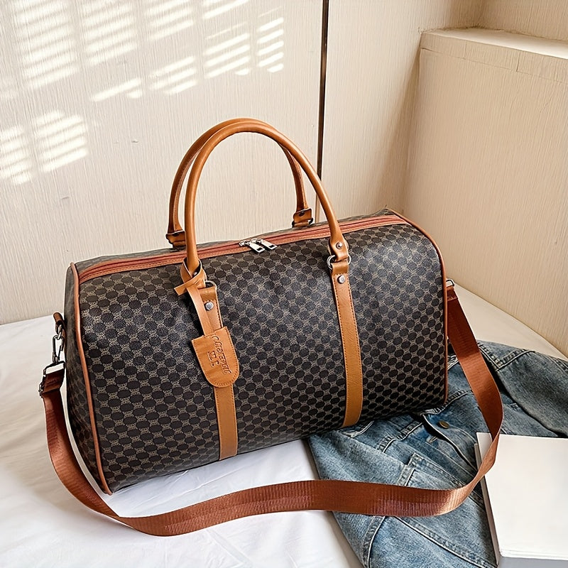 Stylish Travel Bag for Men and Women, Large Capacity Tourist Bag, Business Sports Gym Bag, Daily Commuting Outing Weekend Trip, Suitable for All Four Seasons, Clothes Luggage Bag