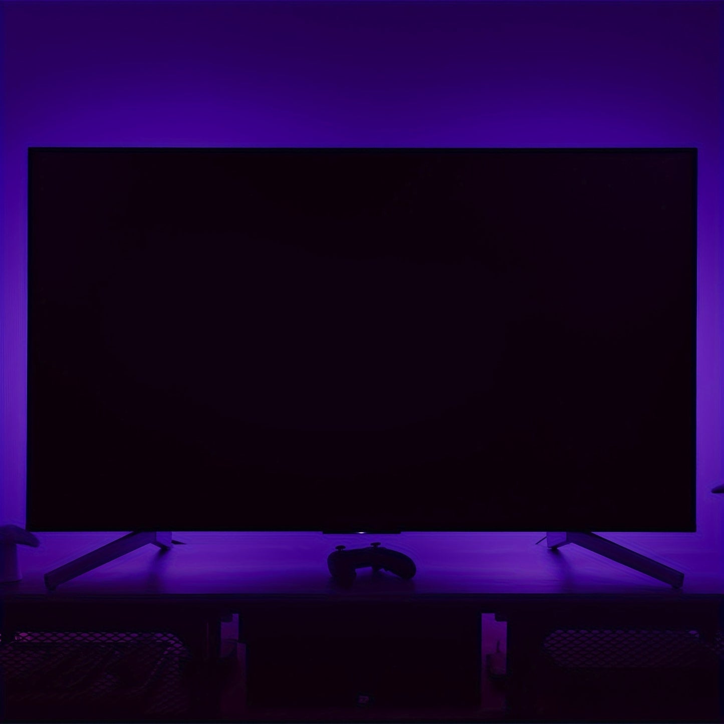 HBOWMDJIA USB-Powered Flexible LED Strip Light, Push Button Control