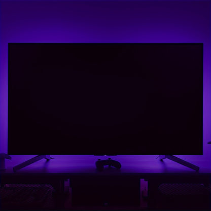 HBOWMDJIA USB-Powered Flexible LED Strip Light, Push Button Control