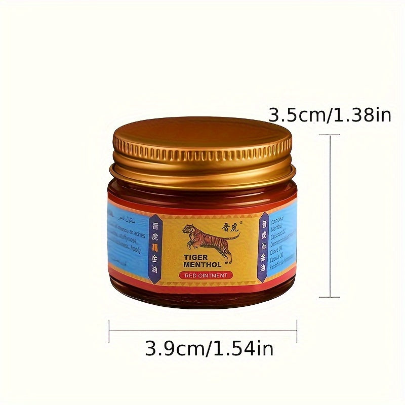 Tiger Balm Muscle Relaxation Massage Cream - Joint Massage Warmth with Vitamin E, Olive Oil Blend, Deep Moisturizing, Easy to Use, Non-Greasy - Gentle Light Beige Care, Natural Ingredients for All Light Beige Types