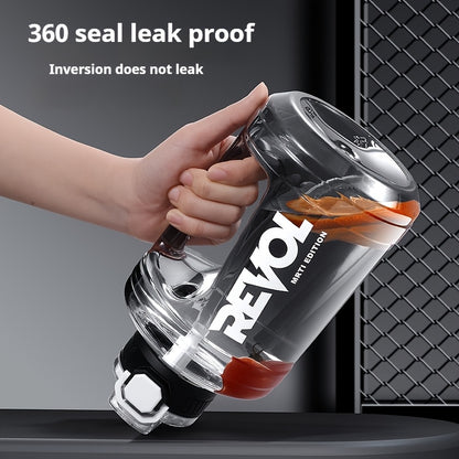 54oz Leakproof Sports Water Bottle with Straw & Handle - BPA-Free, Durable PC Material, Ideal for Gym, Fitness, Outdoor Travel, Camping & Hiking - Colorful Water Bucket Design, Camping Water Bottle|Stylish Water Bottle|Durabl