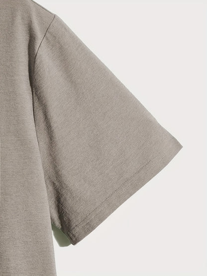 Men'S Casual Short Sleeve T-Shirt - "Made in Balkans" Print, Lightweight & Breathable Summer Tee, Round Neck, Regular Fit, Perfect for Casual Attire, Breathable Clothing | Modern Casualwear | Lightweight Shirt