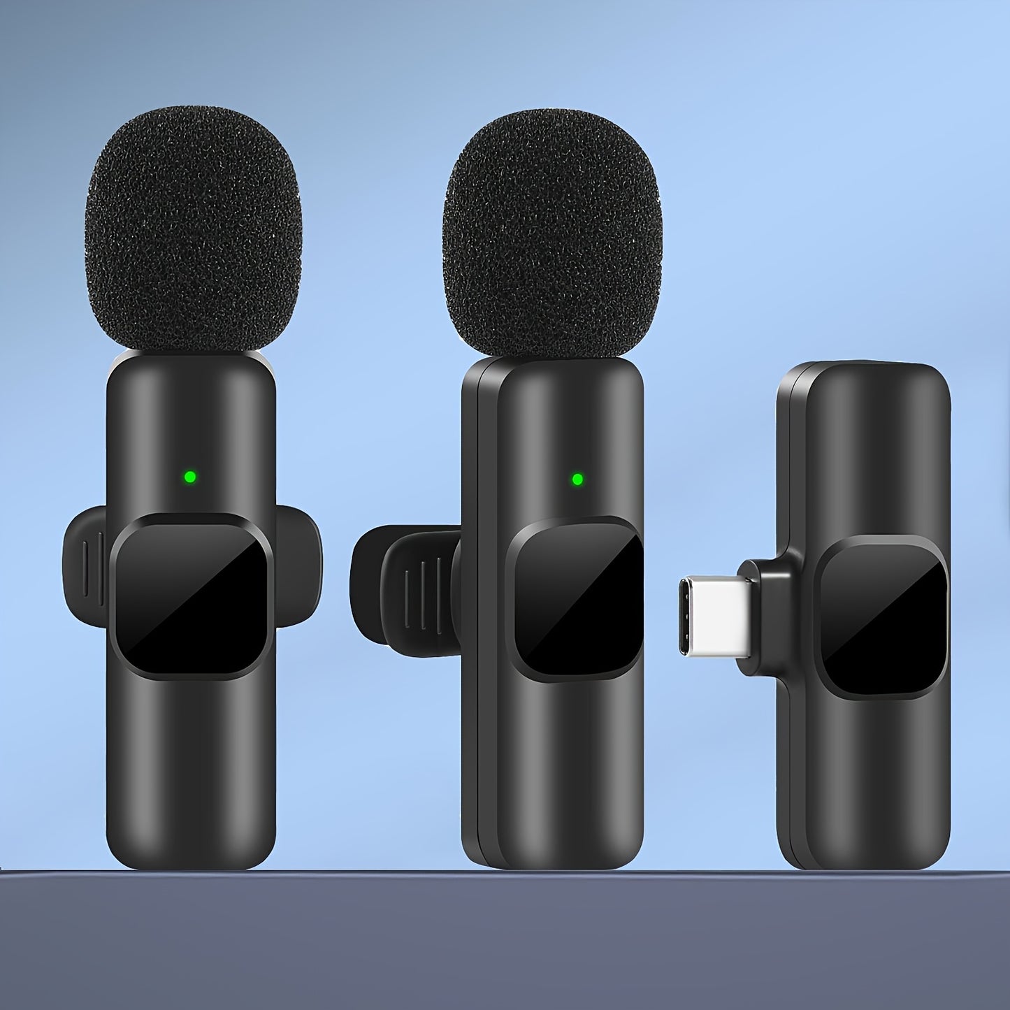 Feng Yang Wireless Lavalier Microphone, Plug and Play, Type C Phone Compatible