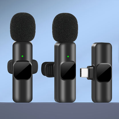 Feng Yang Wireless Lavalier Microphone, Plug and Play, Type C Phone Compatible