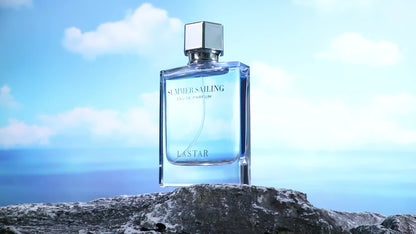 LASTAR Summer Sailing Eau de Parfum - Aquatic Floral Scent with Citrus, Sea Water & Cedarwood, Long-Lasting Fresh Perfume for Women & Men, Travel & Commute, Gift Box Packaging, Commute Fragrance, Sleek Bottle Design, Durable