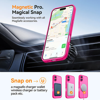 A High-End Matte Semi-Transparent Phone Case Designed for Iphone Models 16, 15, 14, 13, 12, And 16E Pro Max, Featuring an All-Inclusive Design with a Built-In Lens Film, a Skin-Like Texture, Shock Resistance, Dirt Resistance,