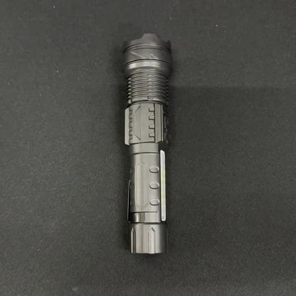A Multifunctional Outdoor Flashlight, Featuring a Super Bright Telescopic Zoom, Rechargeable Camping Light, Suitable for Travel, Camping, Hiking, Fishing, And Emergencies.