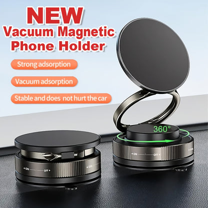 1pc Car Magnetic Phone Holder, Adjustable Rotating Double-Sided Suction, ABS Material, Non-High Quality, Hands-Free Cell Phone Mount for Enhanced Driving Safety and Comfort, Handsfree Driving Accessory | Modern Car Accessory