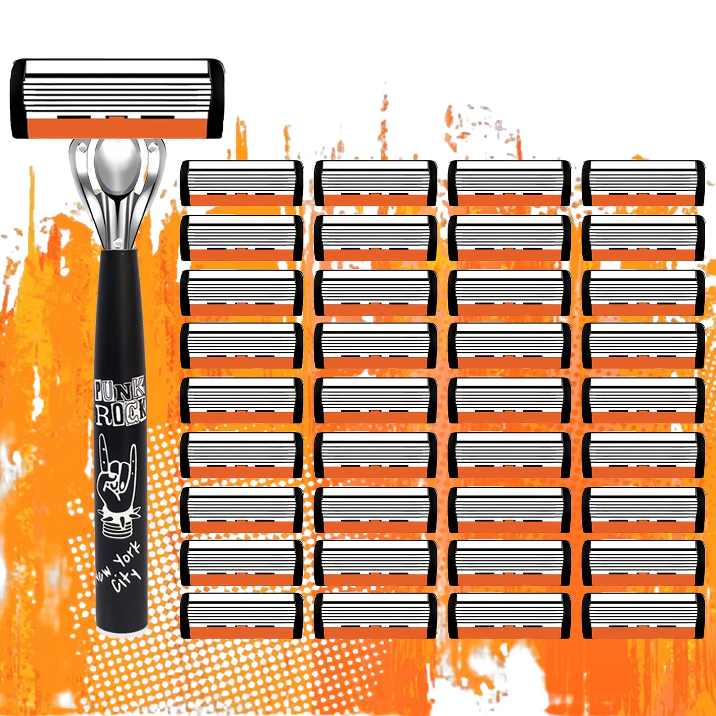 Premium Retro Manual Razor Set - Ultra-Sharp 6-Layer Blades