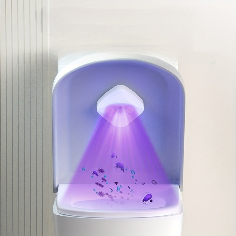 Automatic toilet smell removal device intelligent sensing lamp bathroom toilet toilet air purification household