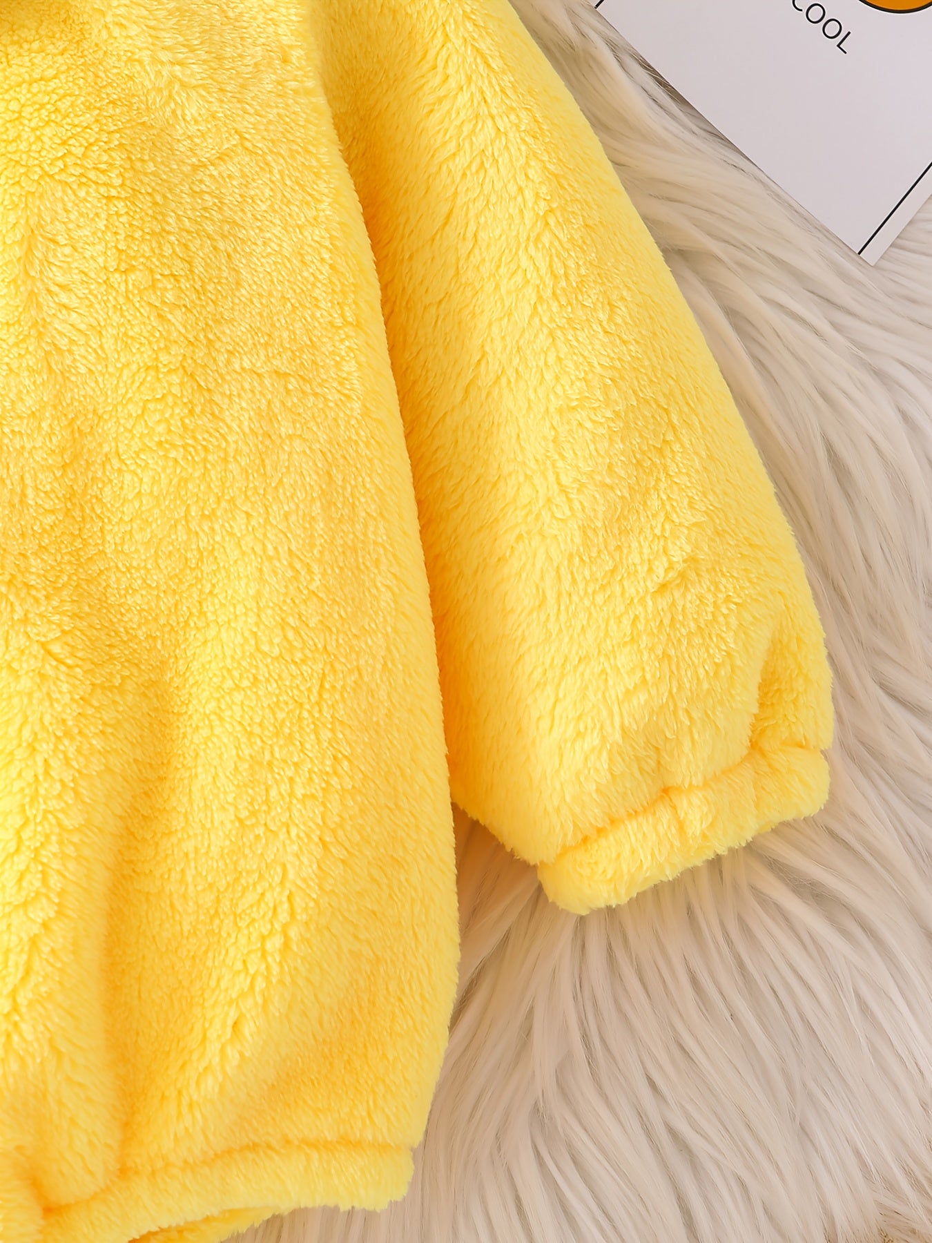 Soft and Warm Little Yellow Chick Onesie - Easy to Wear, Perfect for Little Ones, Cute Animal Design with Red Comb & Yellow Feather, Soft Fleece Material, Perfect for Cozy Outings, Adorable Outfit, Playful Wear, Comfortable W