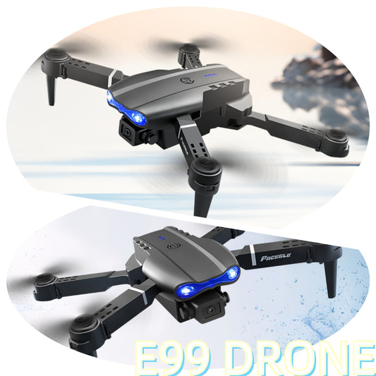 Lightweight and portable, enjoy flying anytime, anywhere - E99 optical flow version drone, dual cameras, rechargeable battery, folding design, one click takeoff, beginner drone, best choice for family entertainment, travel, h