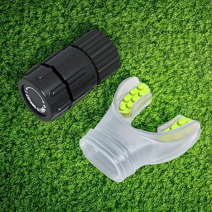 Universal Diaphragmatic Breathing Trainer, Silicone Respiratory Muscle Training Device for Improved Lung Capacity and Breathing Health, Uncharged, No Battery Required